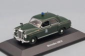 1:43 MERCEDES-BENZ 180 D Polizei, Police Cars Collection 2, dark green - 7598002