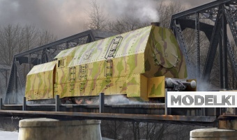 1:72 Сборная модель Локомотив	German Panzerlok BR57 Armoured Locomotive - 82922