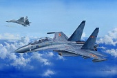 1:48 Сборная модель Самолет Su-30MKK Flanker G - 81714