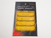 1:700 Фототравление WWII Royal Navy Warships Nameplates II - FH700027