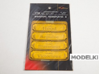1:700 Фототравление WWII Royal Navy Warships Nameplates II - FH700027