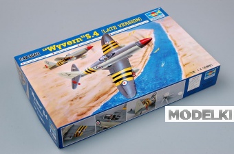 1:48 Сборная модель Британский истребитель Westland Wyvern S.4 (поздний) - 02820