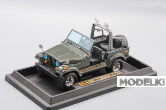 1:24 Jeep CJ-7 Army - 18-22033