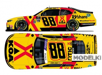 1:64 Chevrolet #88 Connor Zilisch *88 KOA*, yellow/red 2025 - N882565KOAZI