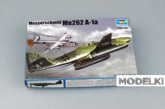 1:144 Сборная модель Немецкий истребитель Messerschmitt Me262A-1a - 01319
