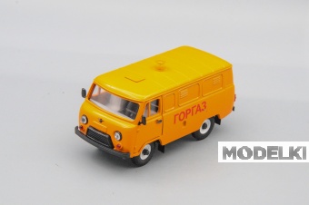 1:43 УАЗ 3741 ГОРГАЗ, оранжевый - 1585404