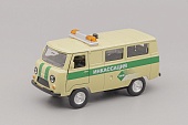 1:43 (Б/У) УАЗ 39625 Инкассация, бежевый - 65203in-X1