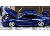 1:64 Nissan GTR-400 with opening hood, blue - FH020