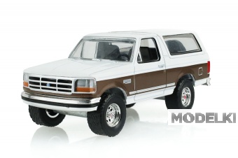1:64 FORD Bronco XLT, OxFORD *Blue Collar Collection Series 15*, white/medium mocha metallic 1993 - 35320F