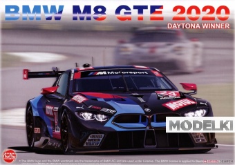 1:24 Сборная модель BMW M8 GTE 2020 Daytona Победитель - PN24036