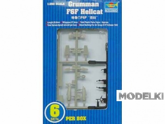 1:350 Сборная модель Американский самолет F-6F Hellcat (палубная авиация) - 06210