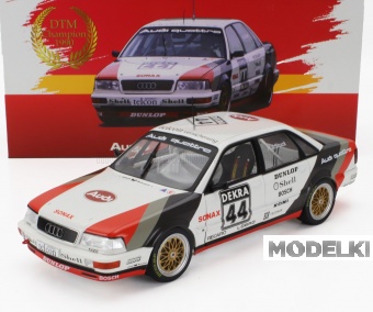 1:18 AUDI Quattro V8 Team Schmidt Motorsport Technik №44 Winner Dtm Season (1990) Hans Joachim Stuck, White Grey Red - W1801501C