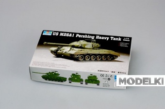 1:72 Сборная модель Американский тяжелый танк M26A1 Pershing - 07286