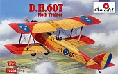 1:72 Сборная модель Британский учебно-тренировочный самолет De Havilland DH.60T Moth Trainer - 72284