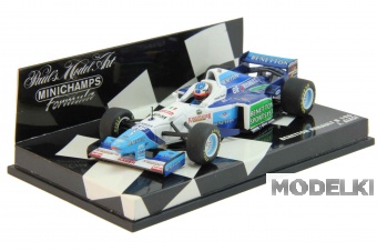 1:43 (Б/У) RENAULT Benetton B 196 J. Alesi, blue / white - 430960003-X1