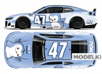 1:64 Chevrolet #47 Ricky Stenhouse Jr. *Pudgy Penguins*, white/blue 2025 - C472561PUDRT
