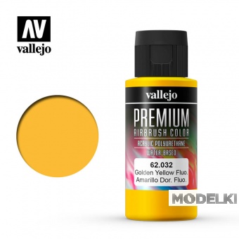 Краска акрил-уретановая 'Premium Color' Золотистый Флуорисцентная/Golden Yellow Fluo - 62032