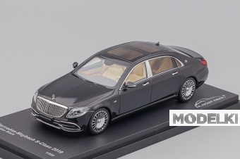 1:43 (Б/У) MERCEDES-MAYBACH S650 (W222) рестайлинг 2019 Obsidian Black  - ALM420112-X2