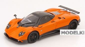 1:18 PAGANI Zonda F (2005), orange carbon - ALM850409001