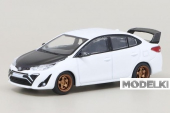 1:64 TOYOTA GR Vios Toyota GR Vios, white/black - PR640094