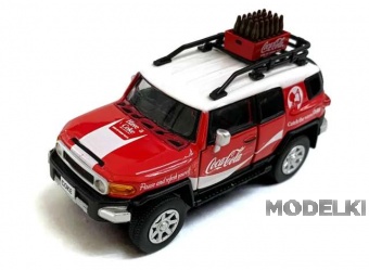 1:64 TOYOTA FJ Cruiser Coca-Cola, red / white - COKE039