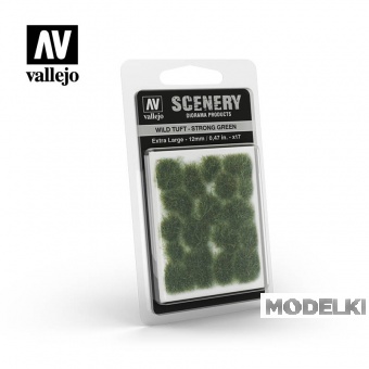 Ярко-зеленая трава, сухой пучок Vallejo Scenery, имитация. Высота 12 мм - SC427