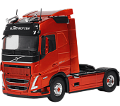 1:24 VOLVO FH16 750 Globetrotter XL Tractor Truck 2-assi (2021), red - S2400108