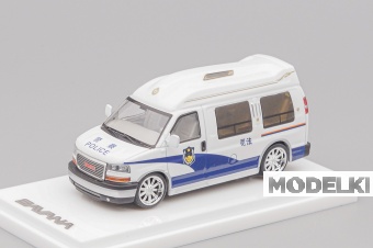 1:64 GMC Savana, white - ARTM001