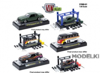 1:64 M2 Machines Model Kit, серия 81, набор из 6 комплектов - 37000-81~6
