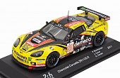 1:43 CHEVROLET Corvette C6 Zr1 5.5l V8 Coupe Team Larbre Competition N 50 Winner Gte Am Class 24h Le Mans (2011) Patrick Bornhauser - Julien Canal - Gabriele Gardel, Yellow Black - MW1ALA0092