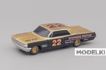 1:43 PONTIAC Bonneville (1962) NASCAR, black / gold - LOT01595