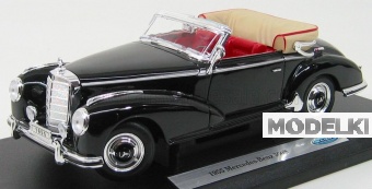 1:18 MERCEDES-BENZ 300S Cabriolet Open (1955), black - 19859BK