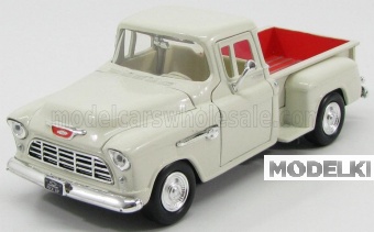 1:24 CHEVROLET Chevy Stepside 5100 Pick-up (1955), White - 73236WH