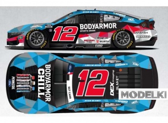 1:64 Ford Mustang #12 Ryan Blaney *Bodyarmor Chill* various 2025 - C122565BARRB