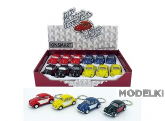 1:64 VOLKSWAGEN Beetle, набор из 12 брелоков - KT2540DCK~12