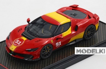 1:43 FERRARI 296 Speciale 499P №51 Le Mans 2024 Livery (2025), red / yellow - BBRC323LM