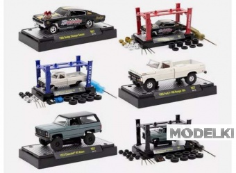 1:64 M2 Machines Model Kit, серия 67, набор из 6 комплектов - 37000-67~6