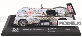 1:43 PANOZ Lmp900 6.0l V8 Team Tv Tvasahi Dragon №22 24h Le Mans (2000) Keiichi Tsuchiya - Akira Lida - Masahiko Kondo, White Gold - MW1ALA0097