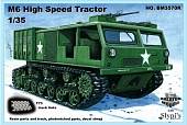 1:35 Сборная модель M6 High speed tractor w. resin track (ww2) - BM3570R