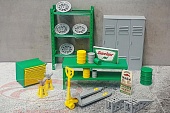 1:18 Гаражное оборудование, зеленый - DT30048 (grün)
