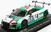 1:43 AUDI R8 LMS AUDI SPORT Team №28 24h Nurburgring De Phillippi - Mies - Haase - Kaffer (2017), white / green - 437171728