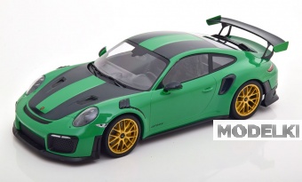 1:18 PORSCHE 911 (991/2) GT2 RS Weissach Package (2018), grün/schwarz - 153068318