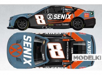 1:64 Chevrolet #8 Kyle Busch *Senix Tools*, blue/orange/white 2025 - CX82561SNXKB