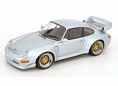 1:12 PORSCHE 911 (993) GT2 BBS rims (1996), polar silver - KKDC120281B