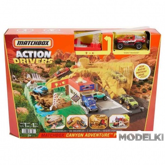 1:64 Игровой набор Matchbox Canyon Adventure Playset - HBD74_HHH32
