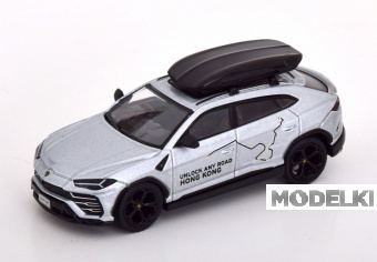 1:64 LAMBORGHINI Urus Unlock any Road Hong Kong, silver black - MGT00443-R