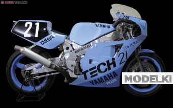 1:12 Сборная модель 'Tech 21' Yamaha FZR750 1985 Suzuka 8-hours Endurance Race - 14131