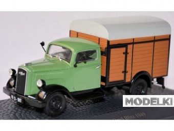 1:43 OPEL Blitz 1,5t Viehtransporter (1949), green cab - 7421115