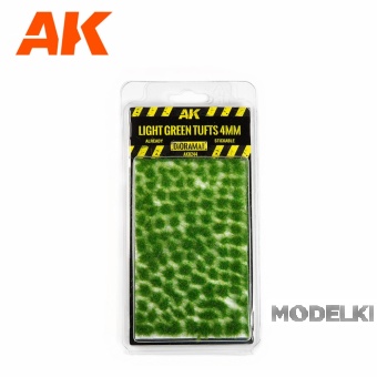 1:35 LIGHT GREEN TUFTS 4MM - AK8244