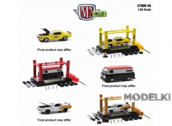1:64 M2 Machines Model Kit, серия 48, набор из 6 комплектов - 37000-48~6